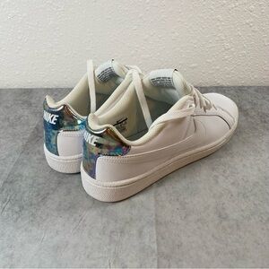 Nike Court Royale Holographic White Leather Low Top Size 9 Women’s